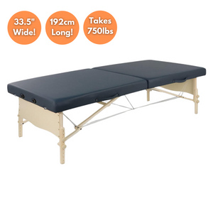 TITAN - 750lbs HIGH STRENGTH - EXTRA WIDE - LOW HEIGHT BODYWORK MASSAGE TABLE