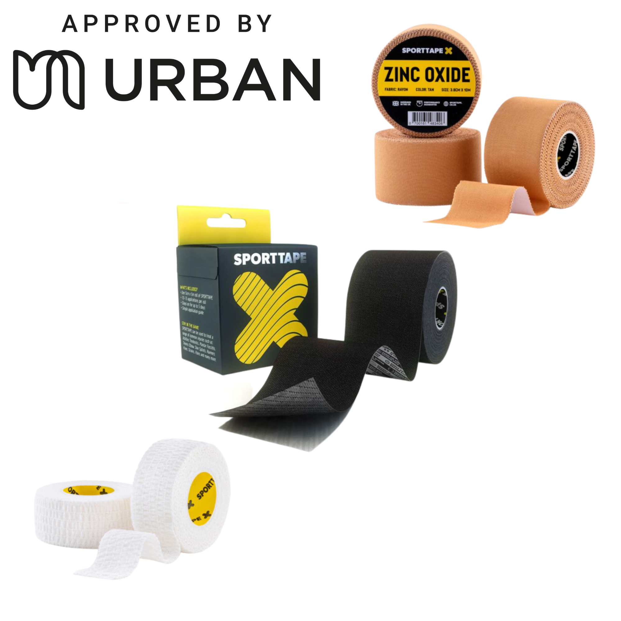 URBAN SPORT & STRAPPING TAPE VALUE BUNDLE