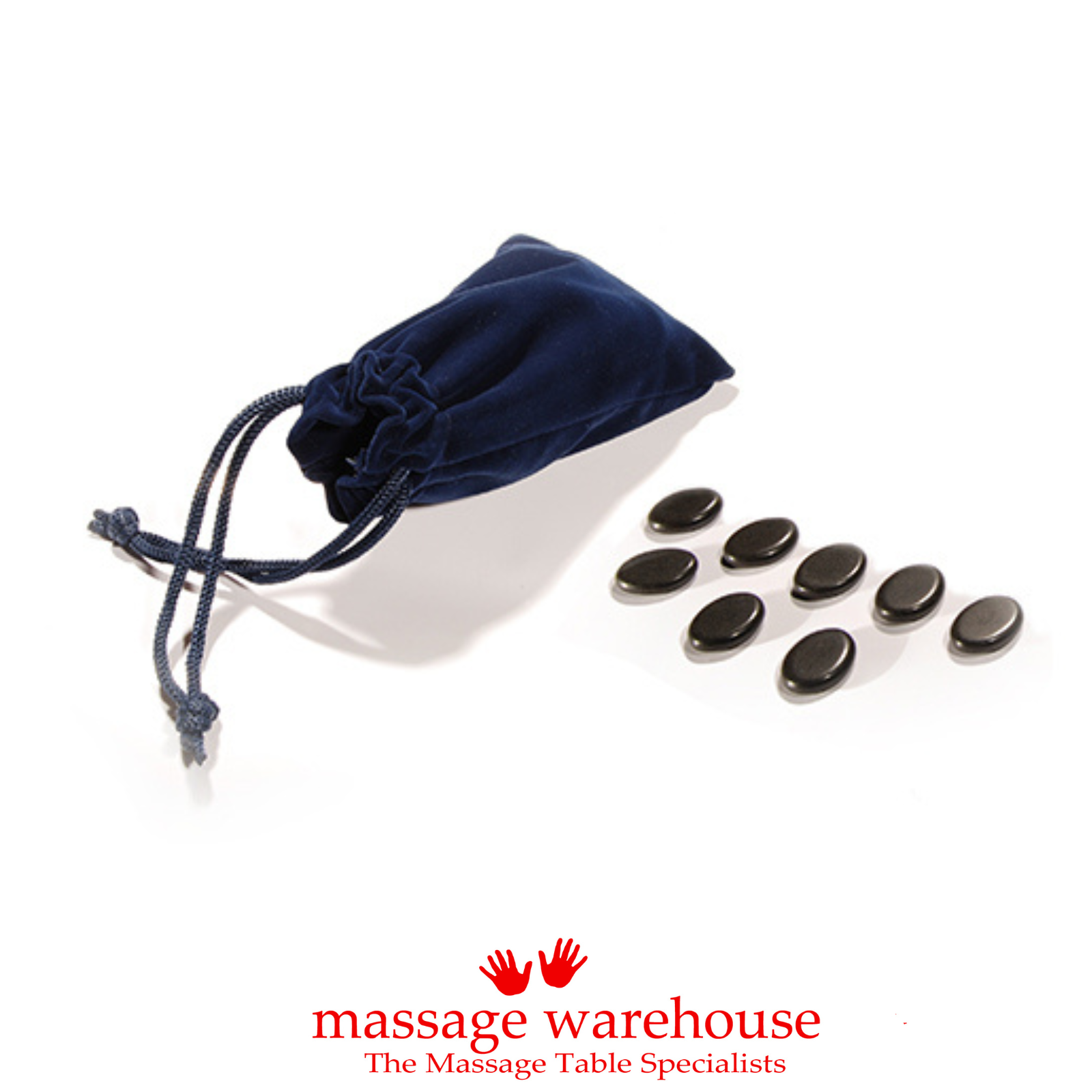 8 Piece Basalt Toe Stone Massage Set