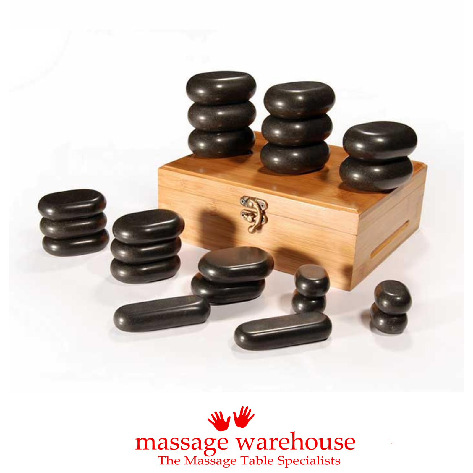 22 Pieces - Mini Hot Stone Massage Set